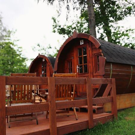 Campingplatz Koberbachtalsperre - Campingfass Mieten Langenbernsdorf Exteriör bild